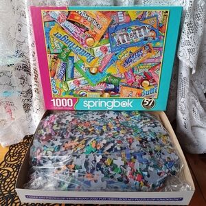 2020 SPRINGBOK 1000-PIECE 38-10911 SWEET TOOTH PUZZLE MADE IN THE USA COMPLETE